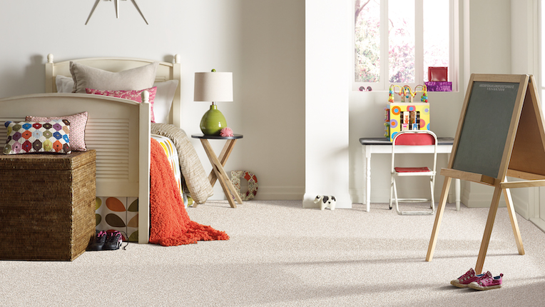 soft carpets in a kids' bedroom